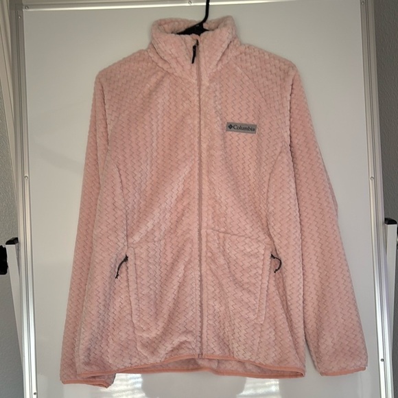 Columbia Women's Soft Pink Teddy Jacket - Picture 1 of 4